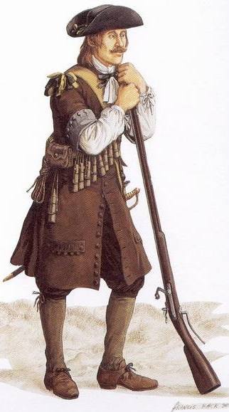 Soldier of the Régiment Carignan-Salières Illustrator Francis Back 